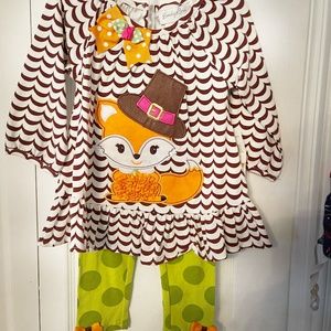 Toddler girl thanksgiving outfit